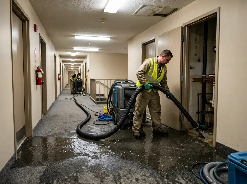 multi-unit-apartment-hallway-f-005 — frequently asked questions, Emergency Burst Pipe Water Extraction & Removal in Cross Ci…